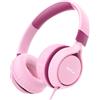 EarFun S1 - Cuffie per bambini, con filo, colore: Rosa