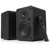 VULKKANO A4 ARC Cassa Amplificata con Woofer da 4", Bluetooth 5.0, HDMI ARC, Optica, RCA, USB, con Uscita Subwoofer, Casse Monitor con Design Elegante