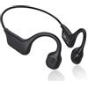 I love e iFecco IFECCO Cuffie Conduzione Ossea Bluetooth - Auricolari Conduzione Ossea Bluetooth 5.3 con Microfono,IPX5 Impermeabili Open Ear Wireless Sport Cuffie per Ciclismo,Corsa Fitness