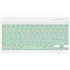 HZD Tastiera Wireless Bluetooth, Rechargeable Universale, per Tablet Samsung/IOS/Android/Windows/Telefoni, Layout Italiano QWERTY, Ultra Sottile, Piccola