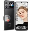 CUBOT A20 Smartphone Offerta Android 14, 12GB RAM+128GB ROM (1TB TF) Telefono, Telefoni economici con 6.75'' HD+ 90Hz, 48MP Fotocamera, 5100mAh, Dual SIM 4G Telefono cellulare, 5G-WIFI/GPS/Face ID/OTG