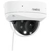 Reolink 4K PoE Telecamera Esterno, 5X Zoom Ottico, IK10 Antivandalo, Audio Bidirezionale, Faretti per Visione Notturna a Colori, Rilevamento di Persona/Veicolo/Animale, Time-Lapse, RLC-843A