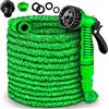TRESKO® Tubo Acqua Estensibile Tubo Irrigazione Estensibile 3/4" Tubo Acqua Da Giardino Avvolgibile in 6 diverse misure (7,5m)