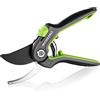 WORKPRO Bypass Forbici Cesoie da Potatura 210mm, Forbici professionali con lama SK5 per rami freschi, strumento da giardino ideale per innesti, potature, raccolta, cesoie per giardinaggio