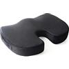 RICOO Cuscino sedia ufficio SK-U0120 Memory foam Cuscini seduta Ortopedico Ergonomico Sostegno della Schiena Cervicale Sciatica Antiscivolo