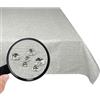 Valia Home Tovaglia con rivestimento in Teflon per interno ed esterno in molti design | Tovaglia idrorepellente e anti-macchia grazie all'effetto loto affidabile | grigio 130 x 180 cm