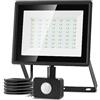 Aigostar Faretto Led da Esterno con Sensore di Movimento,50W 4300LM Faro LED Esterno,Bianco Freddo 6500K,IP65 Impermeabile Faretti LED per Giardino,Cortile,Patio,Garage