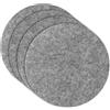 flintronic Separatori Pentole - Proteggi Pentole e Salvapadelle - Set 4 Pezzi (19.1CM) - Perfetti per Pentole e Padelle Antiaderenti in Acciaio Inox, Ghisa, Ceramica (Grigio)
