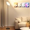 OTREN Piantana Lampada da Terra 36W RGB Lampada da Terra LED Dimmerabile 3000K-6000K con Telecomando e Touch-Timer 1H Lampada Salotto per Soggiorno Ufficio Camera da Letto