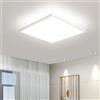 OTREN Plafoniera LED Soffitto Quadrata, 20W 4000K Lampada da Soffitto LED, 23CM Moderno Lampadario LED per Bagno, Camera da Letto, Cucina, Soggiorno, Balcone,1800LM