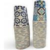 Terryshop74 Bicchieri in carta mod 180 XL Bevande calde e fredde bibite a prova di tenuta (XL Maiolica, 100, unità)