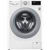 LG AI DD F2WV3S7S4E Lavatrice Slim a Carica Frontale 7 kg, 1200 giri/min, Serie V3, Lavaggio a Vapore, Motore Inverter Direct Drive, Smart Diagnosis, Libera Installazione, Bianca
