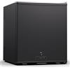 KLARSTEIN Frigorifero 44L mini frigo con porta in vetro, per bevande e snack, piccolo e silenzioso, ripiani regolabili, serratura, cerniera della porta modificabile, piedini regolabili in altezza