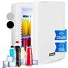 KLARSTEIN Mini Frigo da Camera, Frigo Portatile da Camera, Frigorifero Piccolo da Ufficio, Mini Frigo Bar da Camera con LED, Ripiani Rimovibili, Mini Frigo Portatile Campeggio e Skin Care 5-15°C, 30L
