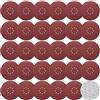 STEBRUAM Dischi Abrasivi 225 mm, Carta Abrasiva 30 Pezzi Kit di Carta Abrasivi a 8 fori Rotondi di Carta Vetrata, 240 Grana per Smerigliatrici per Cartongesso e Giraffe Abrasive