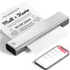 Phomemo M08F Stampante Portatile A4 Senza Fili Per i Viaggi, Stampante Mobile Bluetooth Stampante Termica Inkless Supporta Carta A4 Compatibile con Phone & PC l'ufficio Scolastico Aziendale