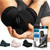 POWERLIX Gomitiera per Uomini/Donne (2 Pezzi) Supporto con Compressione per il Braccio per Tendinite, Gomito del Tennista/Golfista, Supporta le Maniche per la Protezione Durante lo Sport, Nero, S