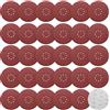 STEBRUAM Dischi Abrasivi 225 mm, Carta Abrasiva 30 Pezzi Kit di Carta Abrasivi a 8 fori Rotondi di Carta Vetrata, 120 Grana per Smerigliatrici per Cartongesso e Giraffe Abrasive