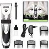 Nobleza Tosatrice per Cani Kit Professionale Toelettatura Gatti Animali Pet Tosatore Clipper Ricaricabile Grooming Clipper Lungo Capelli Corti, Capelli Ricci, Argento