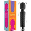 Oliver James Vibratore Sessuale per Donna - Massaggiante Personale Con 8 Velocità e 20 Modalità - Stimolatore Punto G - Dildo vibrante, Vibratorepunto squirt, Giocattoli Sessuali - Oliver James (Nero)