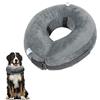 Nobleza - Collare Protettivo Gonfiabile Elisabettiano per Cane e Gatto, Collare Regolabile per Cane Gatto Ferita Recupero Guarigione Collare (Grigio, XL)