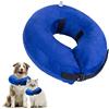 Nobleza - Collare Protettivo Gonfiabile Elisabettiano per Cane e Gatto, Regolabile per Ferita Recupero Guarigione (Blu, XL)