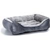 Nobleza Cuccia Cane Interno, 77x67cm Letto per Cani, Cuscino Morbida per Animali, Lavabile, Cuscino Cane Traspirante Grande/Media/Piccola