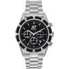 Breil Orologio UOMO BOW SHOT quadrante MONO-COLORE NERO movimento CRONOGRAFO QUARZO e BRACCIALE ACCIAIO ARGENTO TW1980