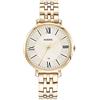 Fossil Orologio Jacqueline per donna, Movimento al quarzo a tre lancette con cinturino in acciaio inossidabile, Tono Oro E Bianco