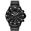 Emporio Armani Orologio cronografo da uomo, in ceramica, con cassa da 43 mm, Nero (Black)