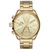 Diesel Orologio Ms9 Chrono da uomo, movimento cronografo, cassa in acciaio inossidabile dorata da 47 mm con bracciale in acciaio inossidabile, DZ4475