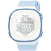 OFFCUP Orologio Digitale per Bambini, Orologio da Polso per Ragazzi e Ragazze, Orologio Sportivo a Cartoni Impermeabile, Orologio Bambina con Visualizzazione Sveglia Data Cronometro LED -Blu