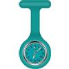 Vicloon Orologio da Infermiere, 1Pcs Orologio per Infermieri in Silicone con Spilla, Infermieri Fob Medical Watch Quandrante Rotondo, Orologi da Tasca per Medici e Infermieri Paramedico