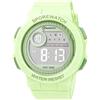 OFFCUP Orologio Digitale per Bambini, Orologio da Polso per Ragazzi e Ragazze, Orologio Sportivo a Cartoni Impermeabile, Orologio Bambina con Visualizzazione Sveglia Data Cronometro LED -Verde