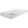 Dormisette Q159 Coprimaterasso in Molton Premium, in Calmuc Pettinato per materassi gr. 180/200 cm, Bianco Puro