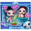 Hasbro Transformers Bumblebee Littlest Pet Shop Minis, confezione da 2 pezzi, S2 giraffa e bradipo 00586