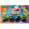 Hot Wheels Monster Trucks Demolizione Doppio - Michelangelo Vs Donatello
