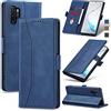 Jasonyu Cover per Samsung Galaxy Note 10 Plus Flip Custodia in Pelle PU, Cover a Libro Portafoglio, Funzione Supporto, Magnetica, Slot Schede, TPU Bumper Caso Custodia (Blu)