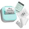 COLORWING Mini Stampante con 3 Rotoli di Carta Adesiva, Stampante Termica Senza Inchiostro per iPhone, Bluetooth, per Foto e Appunti, Compatibile con Phomemeo App