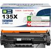 ASEKER 135X W1350X ( 135A W1350A ) Toner di Cartuccia [con chip] Alta Resa 2400 pagine Compatibile per HP LaserJet M207dw M209 M209d M209dw M234 M234d M234dw M234sdw M234sdn M235sdw Stampanti