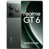realme GT 6 Smartphone 5G,16GB+512GB Telefono,Snapdragon 8s Gen 3,6.78 120Hz Display a 6000nit Ultra Luminoso,50MP LYT-808 OIS,5500 mAh,Dual SIM Android 14,NFC,Verde(Nessun Caricabatterie)