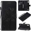 Fatcatparadise Cover per Samsung Galaxy A10/M10, Custodia Samsung A10/M10, Custodia Portafoglio a Libro in Pelle Flip Cover e TPU Silicone con Funzione Supporto Chiusura Magnetica (Nero)