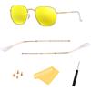 HiCycle2 Temple Arm, punte di ricambio per occhiali da sole Ray-Ban RB3548N, con 4 viti, 1 cacciavite