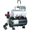 AMUR Compressore professionale per aerografo Universal I con avvio/arresto automatico, compressore per aerografo, silenzioso e a risparmio energetico! Con serbatoio a pressione da 3 litri