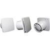 ASPIRATORE ELETTRICO ESTETICO BIANCO DIAMETRO 100 PER BAGNI E CUCINE