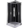 Bagno Italia Box doccia idromassaggio quadrato 90x90 cm con radio e 3 getti