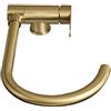 ZPSPZ Rubinetto Cucina Pieghevole Sottofinestra, Miscelatore Cucina Abbattibile Acciaio Inox Girevole Rubinetto Lavello Cucina-Oro Spazzolato A