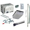 Dieffematic FAAC DOLPHIN KIT AUTOMAZIONE PORTA BASCULANTE CONTRAPPESO 24V + GUIDA 3.2 METRI