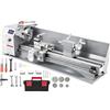 Furvveerr Tornio per Metalli Mini Tornio in Metallo Mini Tornio Del Metallo 1100W Mini Tornio per Metallo 220x750mm Tornio Metallico a Velocità Variabile Usato per La Perforazione di Tornitura Inversa