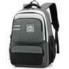 Amythe Zaino Scuola Media e Superiore per Ragazzo, 2025 Grande Zaino Scuola Ragazzi Impermeabile per 15.6 Laptop, Zaini da Viaggio Casual Leggero, 38L-Verde